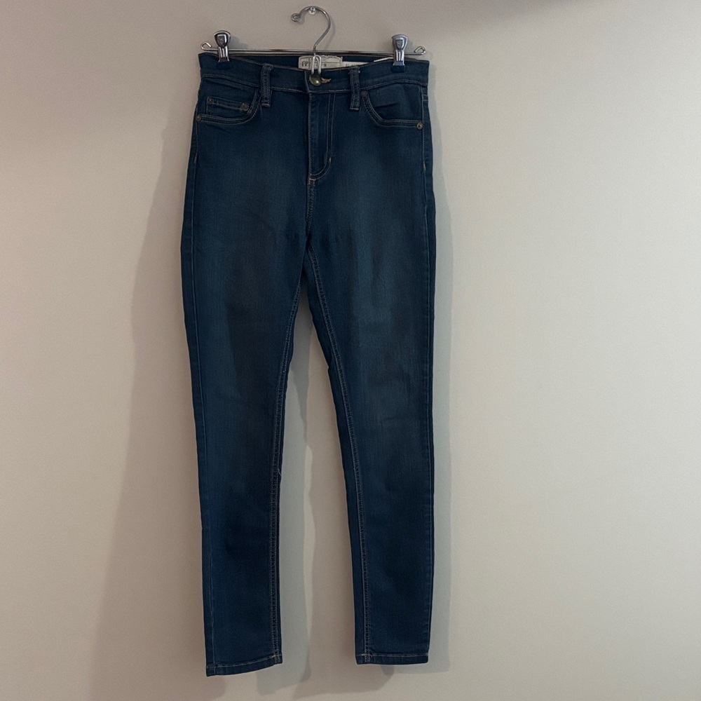 FP Movement by Free People Dark Blue Skinny Jeans hi rise